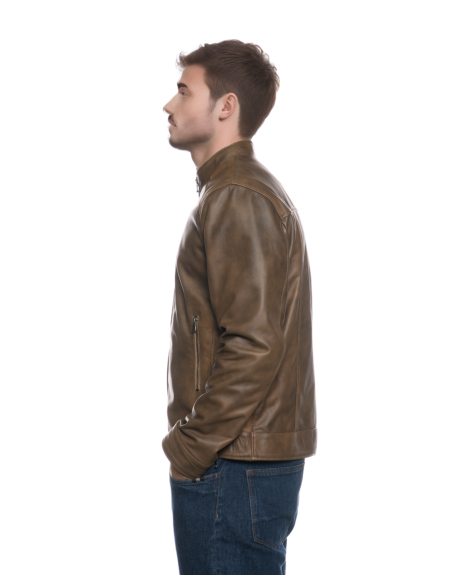 Leather Jacket Albon Handmade | Michelangelo Collections - Elegance Leather