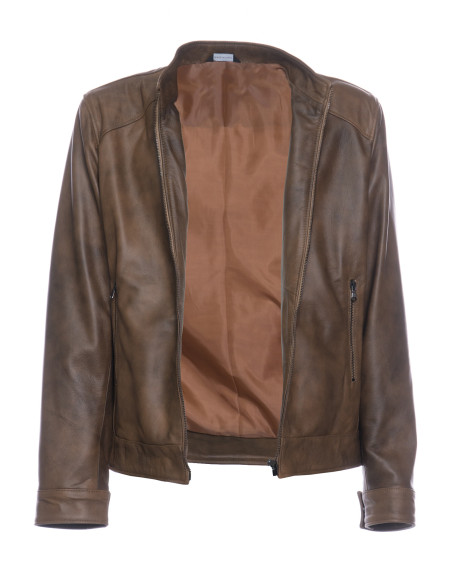 Leather Jacket Albon Handmade | Michelangelo Collections - Elegance Leather