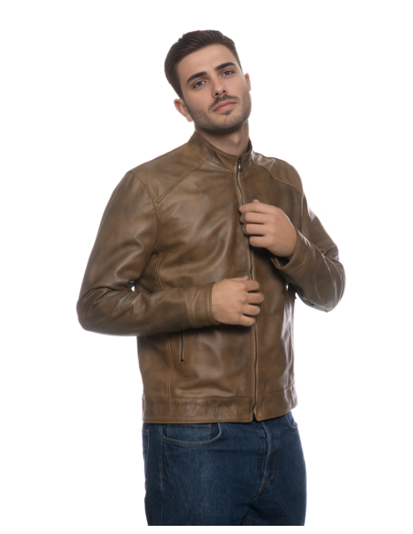 Leather Jacket Albon Handmade | Michelangelo Collections - Elegance Leather