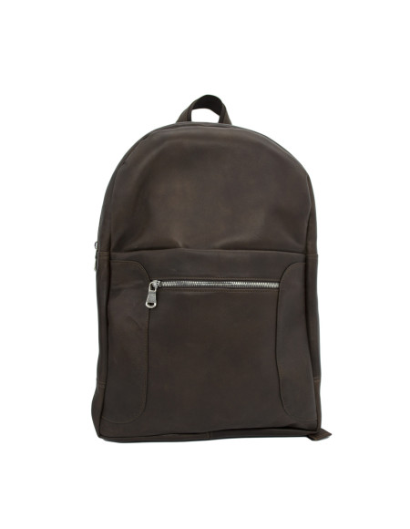 Palermo - Dark Brown Men's Genuine Leather Backpack