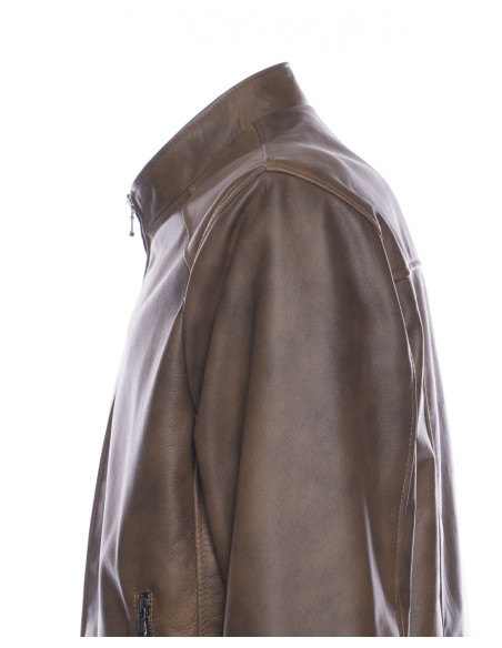 Leather Jacket Albon Handmade | Michelangelo Collections - Elegance Leather