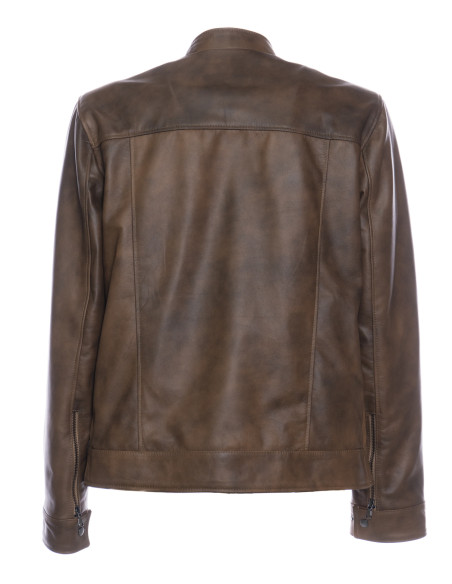 Leather Jacket Albon Handmade | Michelangelo Collections - Elegance Leather