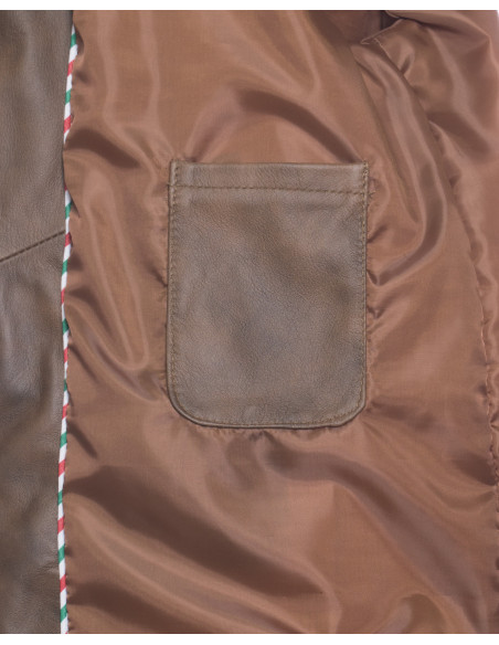 Leather Jacket Albon Handmade | Michelangelo Collections - Elegance Leather