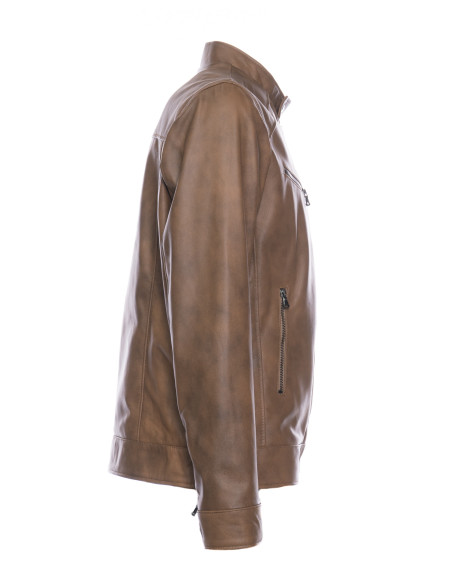 Lawson - Real Leather Jacket for Men | Michelangelo Collections | Craftsmanship Made in Italy