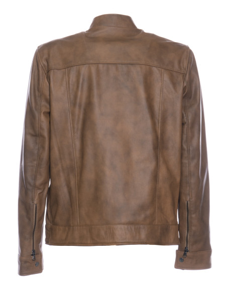 Lawson - Real Leather Jacket for Men | Michelangelo Collections | Craftsmanship Made in Italy