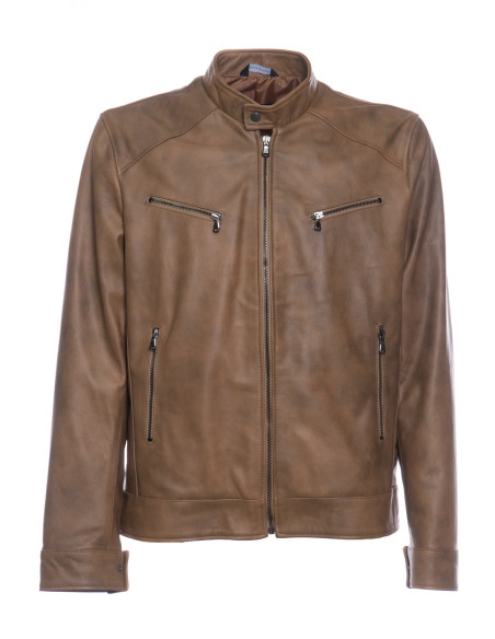 Lawson - Real Leather Jacket for Men | Michelangelo Collections | Craftsmanship Made in Italy