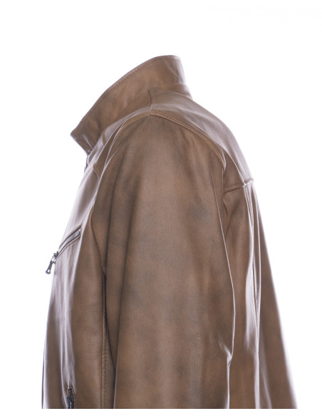 Lawson - Real Leather Jacket for Men | Michelangelo Collections | Craftsmanship Made in Italy