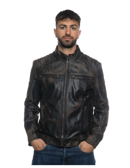 Lawson - Men’s Leather Jacket Black