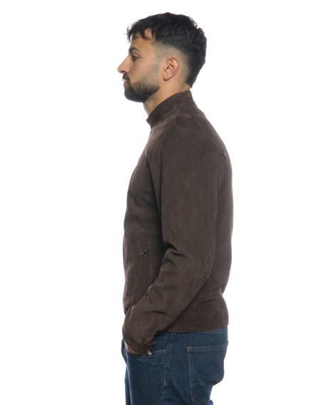 Real Leather Jacket "Piastri" Nabuk - Michelangelo Collections | Made in Italy Handmade 2